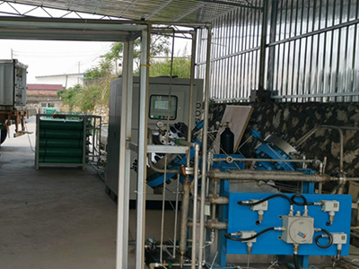 Application case of automatic high purity hydrogen production line in gas station