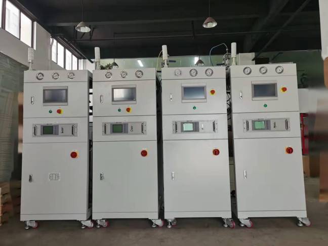Full-automatic hydrogen and nitrogen distribution equipment 2-element gas mixing standard gas prepar